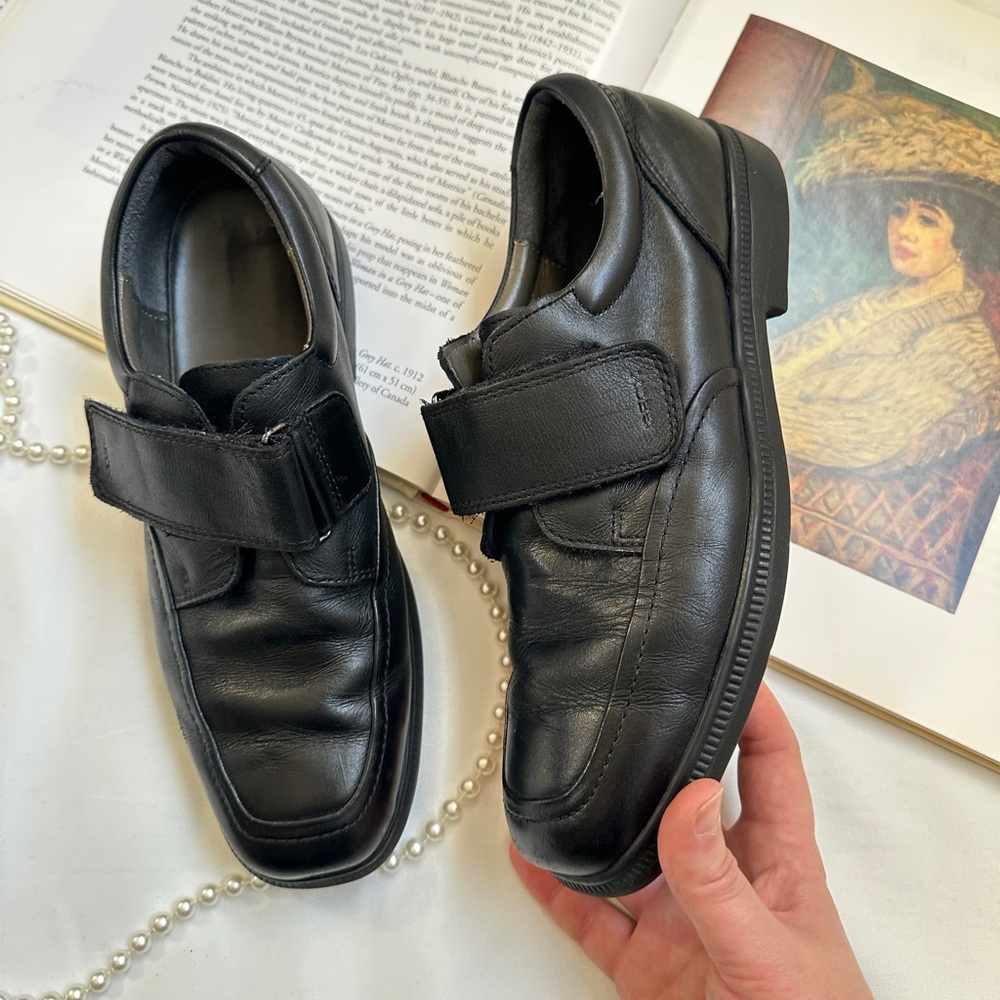 Geox Women's Black Leather Loafers